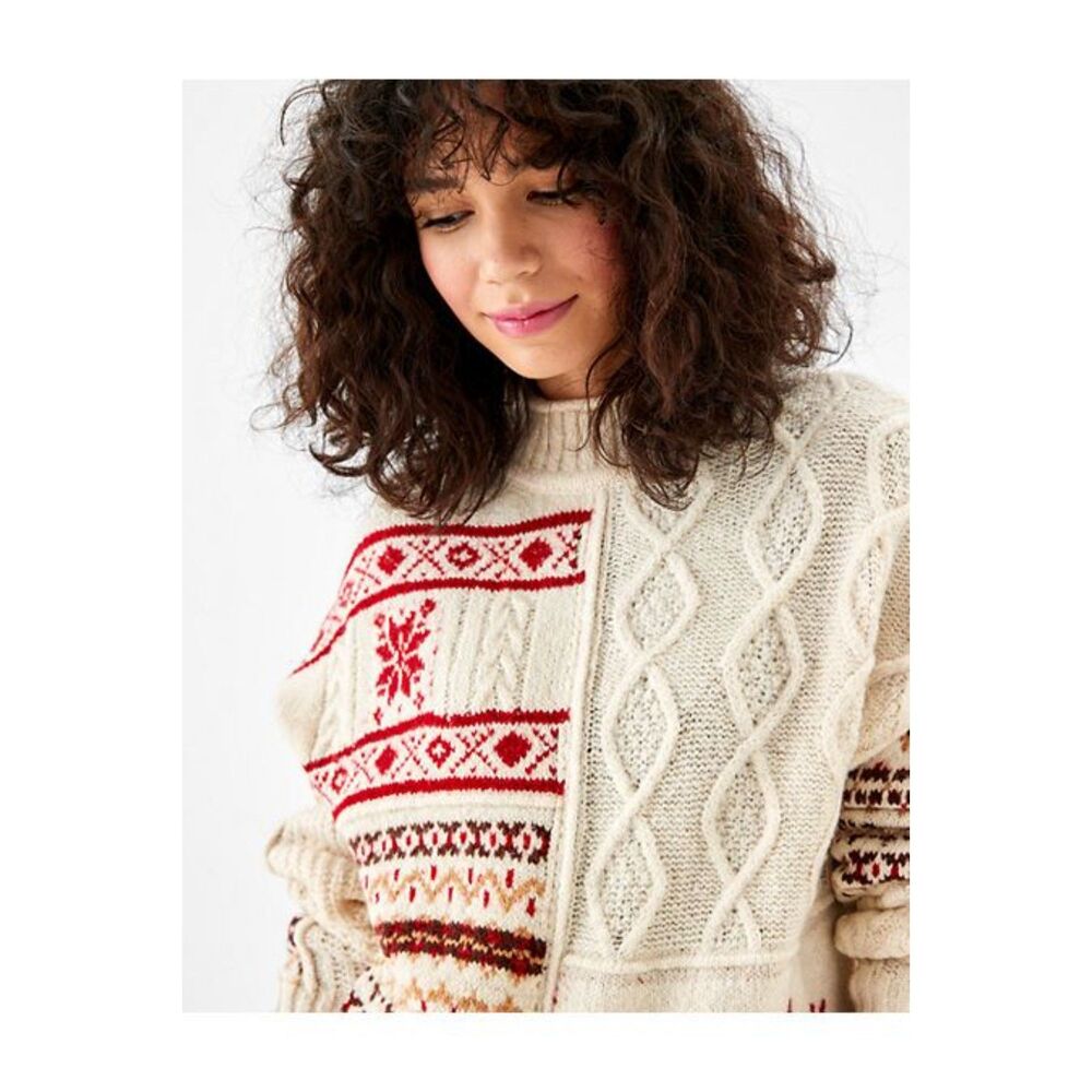 NWT American Eagle Soft Cozy Mixed Stitch Sweater